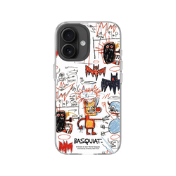 iPhone 16 Clear Case（相機按鈕）  巴斯奇亞 Jean-Michel Basquiat 蝙蝠俠