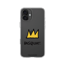iPhone 16 Plus Clear Case（相機按鈕）  巴斯奇亞 Jean-Michel Basquiat 皇冠