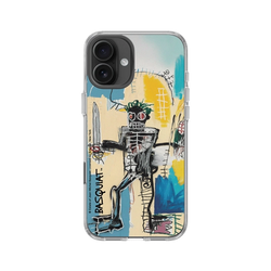 iPhone 16 Plus Clear Case（相機按鈕）  巴斯奇亞 Jean-Michel Basquiat 戰士