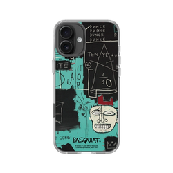 iPhone 16 Plus Clear Case（相機按鈕）  巴斯奇亞 Jean-Michel Basquiat Equals Pi