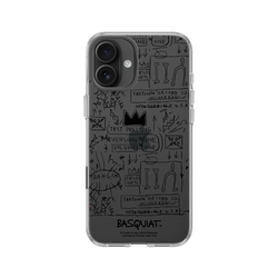 iPhone 16 Plus Clear Case（相機按鈕）  巴斯奇亞 Jean-Michel Basquiat Beat Bop