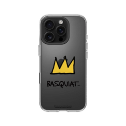 iPhone 16 Pro Clear Case（相機按鈕）  巴斯奇亞 Jean-Michel Basquiat 皇冠