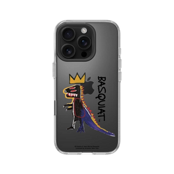 iPhone 16 Pro Clear Case（相機按鈕）  巴斯奇亞 Jean-Michel Basquiat 小恐龍