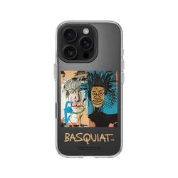 iPhone 16 Pro Clear Case（相機按鈕）  巴斯奇亞 Jean-Michel Basquiat 巴斯奇亞與安迪沃荷