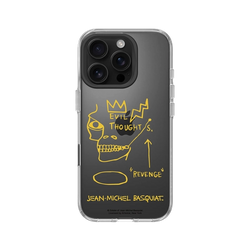 iPhone 16 Pro Clear Case（相機按鈕）  巴斯奇亞 Jean-Michel Basquiat 邪惡思想