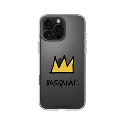 iPhone 16 Pro Max Clear Case（相機按鈕）  巴斯奇亞 Jean-Michel Basquiat 皇冠