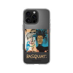 iPhone 16 Pro Max Clear Case（相機按鈕）  巴斯奇亞 Jean-Michel Basquiat 巴斯奇亞與安迪沃荷