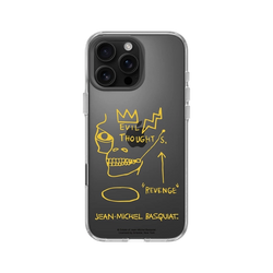 iPhone 16 Pro Max Clear Case（相機按鈕）  巴斯奇亞 Jean-Michel Basquiat 邪惡思想