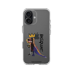 iPhone 17 Clear Case（相機按鈕）  巴斯奇亞 Jean-Michel Basquiat 小恐龍
