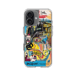 iPhone 17 Clear Case（相機按鈕）  巴斯奇亞 Jean-Michel Basquiat 骷顱頭