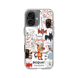 iPhone 17 Clear Case（相機按鈕）  巴斯奇亞 Jean-Michel Basquiat 蝙蝠俠