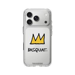 iPhone 17 Pro Clear Case（相機按鈕）  巴斯奇亞 Jean-Michel Basquiat 皇冠