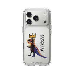 iPhone 17 Pro Clear Case（相機按鈕）  巴斯奇亞 Jean-Michel Basquiat 小恐龍