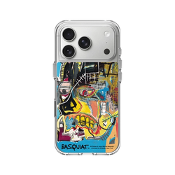 iPhone 17 Pro Clear Case（相機按鈕）  巴斯奇亞 Jean-Michel Basquiat 骷顱頭
