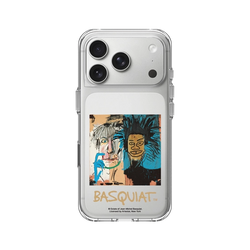 iPhone 17 Pro Clear Case（相機按鈕）  巴斯奇亞 Jean-Michel Basquiat 巴斯奇亞與安迪沃荷
