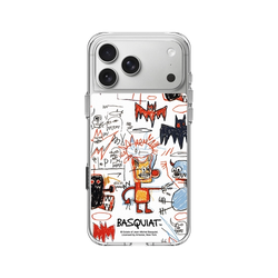 iPhone 17 Pro Max Clear Case（相機按鈕）  巴斯奇亞 Jean-Michel Basquiat 蝙蝠俠