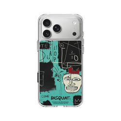 iPhone 17 Pro Max Clear Case（相機按鈕）  巴斯奇亞 Jean-Michel Basquiat Equals Pi