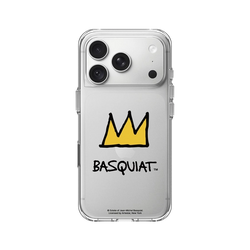 iPhone 18 Pro Clear Case（相機按鈕）  巴斯奇亞 Jean-Michel Basquiat 皇冠