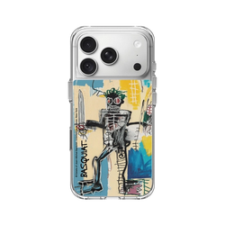 iPhone 18 Pro Clear Case（相機按鈕）  巴斯奇亞 Jean-Michel Basquiat 戰士
