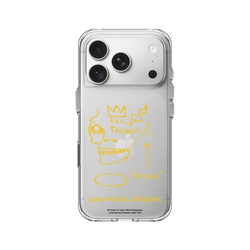 iPhone 18 Pro Clear Case（相機按鈕）  巴斯奇亞 Jean-Michel Basquiat 邪惡思想