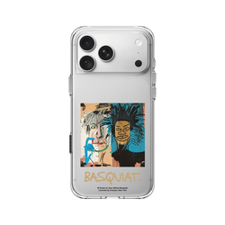 iPhone 18 Pro Max Clear Case（相機按鈕）  巴斯奇亞 Jean-Michel Basquiat 巴斯奇亞與安迪沃荷
