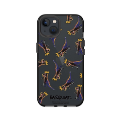 iPhone 13 Clear  巴斯奇亞 Jean-Michel Basquiat 小恐龍-拼貼款