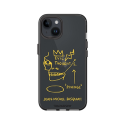 iPhone 14 Clear  巴斯奇亞 Jean-Michel Basquiat 邪惡思想