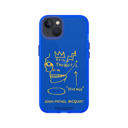 iPhone 13 Clear  巴斯奇亞 Jean-Michel Basquiat 邪惡思想