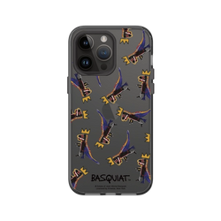 iPhone 14 Pro Max Clear  巴斯奇亞 Jean-Michel Basquiat 小恐龍-拼貼款