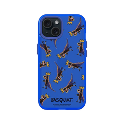 iPhone 15 Clear  巴斯奇亞 Jean-Michel Basquiat 小恐龍-拼貼款