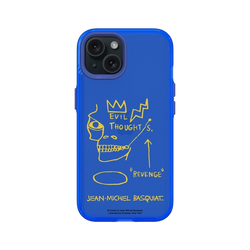 iPhone 15 Clear  巴斯奇亞 Jean-Michel Basquiat 邪惡思想