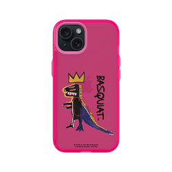 iPhone 15 Clear  巴斯奇亞 Jean-Michel Basquiat 小恐龍