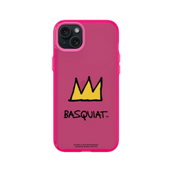 iPhone 15 Plus Clear  巴斯奇亞 Jean-Michel Basquiat 皇冠