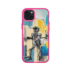 iPhone 15 Plus Clear  巴斯奇亞 Jean-Michel Basquiat 戰士