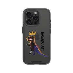 iPhone 15 Pro Clear  巴斯奇亞 Jean-Michel Basquiat 小恐龍