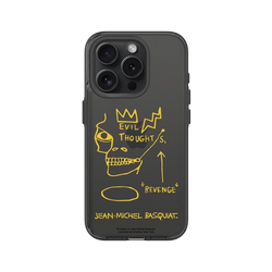 iPhone 15 Pro Clear  巴斯奇亞 Jean-Michel Basquiat 邪惡思想