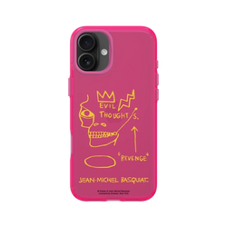 iPhone 16 Plus Clear  巴斯奇亞 Jean-Michel Basquiat 邪惡思想