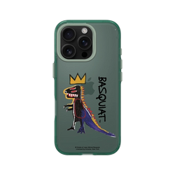 iPhone 16 Pro Clear  巴斯奇亞 Jean-Michel Basquiat 小恐龍