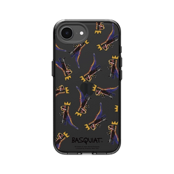 iPhone 16e Clear  巴斯奇亞 Jean-Michel Basquiat 小恐龍-拼貼款