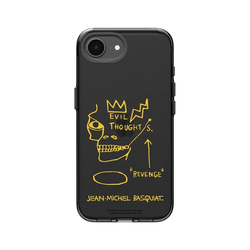 iPhone 16e Clear  巴斯奇亞 Jean-Michel Basquiat 邪惡思想