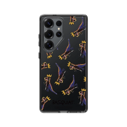 Galaxy S25 Ultra Clear  巴斯奇亞 Jean-Michel Basquiat 小恐龍-拼貼款