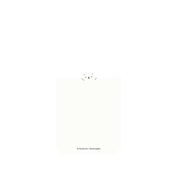 犀牛盾Clear Case防摔背蓋手機殼 - iPhone 12/12 Pro - 【聯名設計款】 - 白白日記 Darylhochi - 一片白