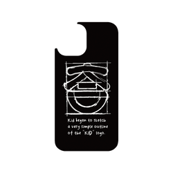 iPhone 12 / 12 Pro Clear Case (MagSafe 兼容)  KID KID笑臉-草稿素描款