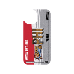 iPhone 12 / 12 Pro Clear Case (MagSafe 兼容)  NBA 復古球員卡-費城76人 Philadelphia 76ers - Vintage Card