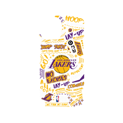 iPhone 12 / 12 Pro Clear Case (MagSafe 兼容)  NBA 塗鴉系列-洛杉磯湖人 L.A. Lakers - Graffiti