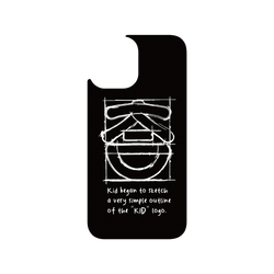 iPhone 12 Pro Max Clear Case (MagSafe 兼容)  KID KID笑臉-草稿素描款