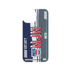 犀牛盾Clear Case防摔背蓋手機殼 - iPhone 12 Pro Max - 【聯名設計款】 - NBA - 復古球員卡-紐澤西籃網 New Jersey Nets - Vintage Card