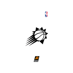 iPhone 12 Pro Max Clear Case (MagSafe 兼容)  NBA B&W-鳳凰城太陽 Phoenix Suns B&W