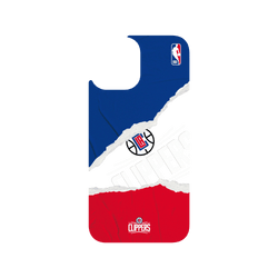 犀牛盾Clear Case防摔背蓋手機殼 - iPhone 12 Pro Max - 【聯名設計款】 - NBA - 熱血系列-洛杉磯快艇 L.A Clippers - Sweat and Tears