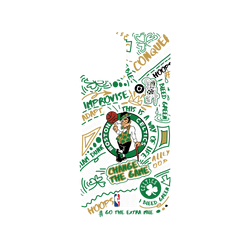 iPhone 12 Pro Max Clear Case (MagSafe 兼容)  NBA 塗鴉系列-波士頓塞爾提克 Boston Celtics - Graffiti